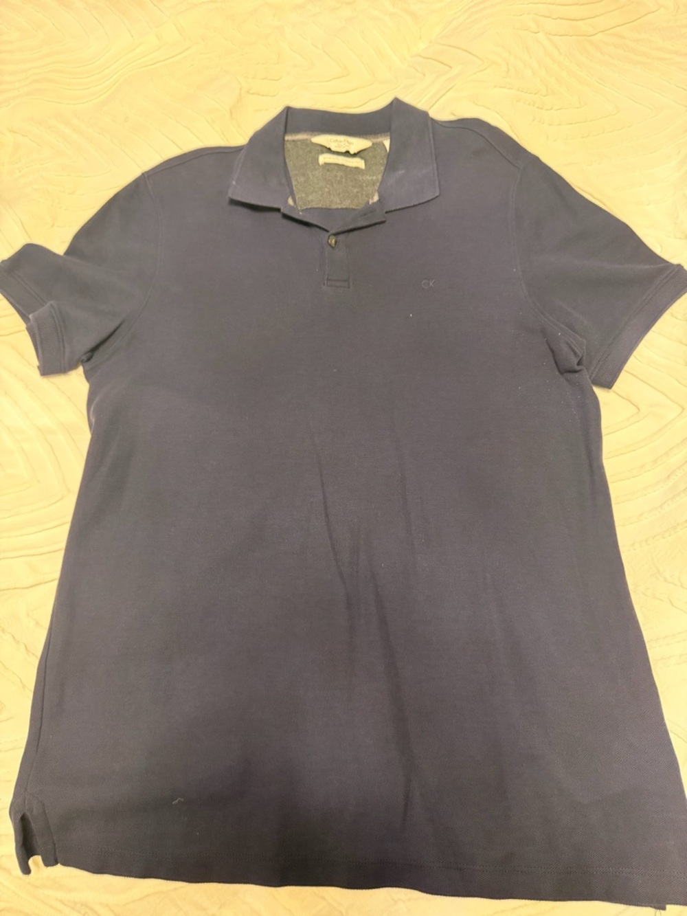 Calvin Klein Purple Polo Shirt